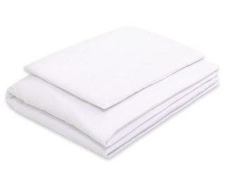 Pościel 2-cz 120x90 - Serduszka białe