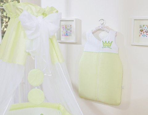 Śpiworek dla dzieci bawełniany M 6-12 mcy TOG 2.5 całoroczny ocieplany Little Prince zielony