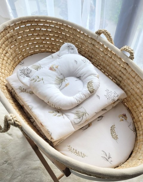 Kołderka z wypełnieniem i poduszka profilowana Miś - zestaw 2cz. - Gąski