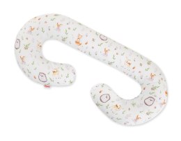 Poduszka ciążowa typu C dla kobiet w ciąży do spania karmienia+zdejmowana poszewka Leśna delikatność