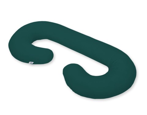 Poduszka ciążowa typu C dla kobiet w ciąży do spania karmienia+ zdejmowana poszewka butelkowa zieleń