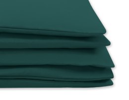 Bawełniana pościel dla dzieci 2 części poszewki na poduszkę i na kołderkę 135x100 - butelkowa zieleń