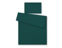 Bawełniana pościel dla dzieci 2 części poszewki na poduszkę i na kołderkę 135x100 - butelkowa zieleń