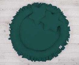 Gniazdko z falbanką do zabawy - butelkowa zieleń