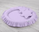 Gniazdko z falbanką do zabawy - fioletowe