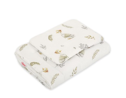 Komplet pościeli dla niemowląt z wypełnieniem 2-cz 75x100cm NEWBORN - Gąski