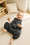Muślinowy śpiworek dla dzieci z nogawkami XL 2-4 lata letni TOG 1.0 - antracyt