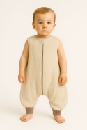 Muślinowy śpiworek dla dzieci z nogawkami XL 2-4 lata letni TOG 1.0 - cream