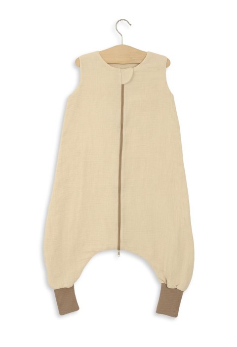 Muślinowy śpiworek dla dzieci z nogawkami XL 2-4 lata letni TOG 1.0 - cream