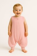 Muślinowy śpiworek dla dzieci z nogawkami XL 2-4 lata letni TOG 1.0 - pastel pink