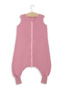 Muślinowy śpiworek dla dzieci z nogawkami L 9-24 mcy letni TOG 1.0 - róż retro