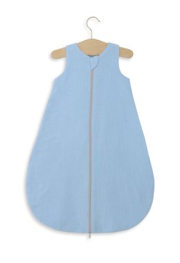 Muślinowy śpiworek dla dzieci zaokrąglony M 6-12 mcy letni TOG 1.0 - blue