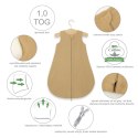 Muślinowy śpiworek dla dzieci zaokrąglony M 6-12 mcy letni TOG 1.0 - camel