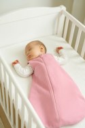 Muślinowy śpiworek dla dzieci zaokrąglony M 6-12 mcy letni TOG 1.0 - pastel pink