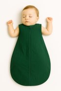 Muślinowy śpiworek dla dzieci zaokrąglony M 6-12 mcy letni TOG 1.0 - zieleń lasu