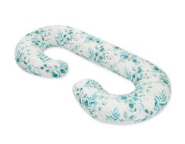 Poduszka ciążowa typu C dla kobiet w ciąży do spania karmienia + zdejmowana poszewka - Eucaliptus