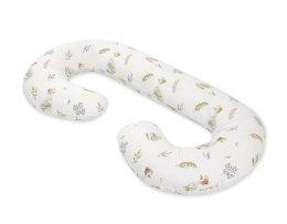 Poduszka ciążowa typu C dla kobiet w ciąży do spania karmienia + zdejmowana poszewka - Gąski