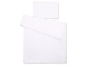 Bawełniana pościel dla dzieci 2 części poszewki na poduszkę 40x60 cm i na kołderkę 135x100 cm -biała