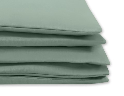 Bawełniana pościel dla dzieci 2 części poszewki na poduszkę i na kołderkę 135x100 - szałwia