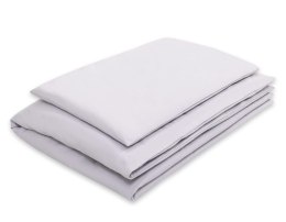 Bawełniana pościel dla dzieci 2 części poszewki na poduszkę i na kołderkę 135x100 - szara