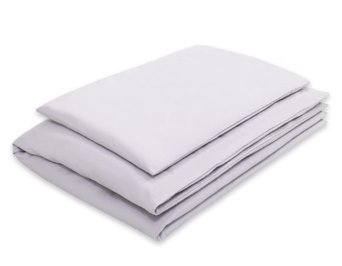 Bawełniana pościel dla dzieci 2 części poszewki na poduszkę i na kołderkę 135x100 - szara