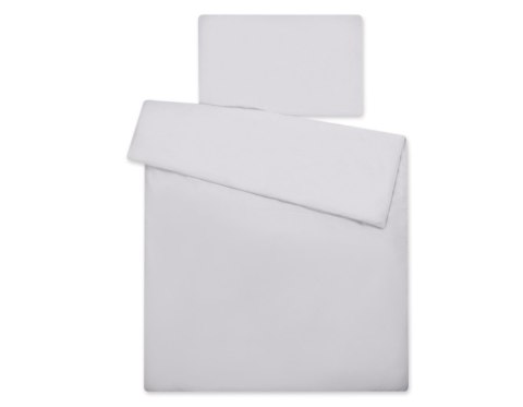 Bawełniana pościel dla dzieci 2 części poszewki na poduszkę i na kołderkę 135x100 - szara