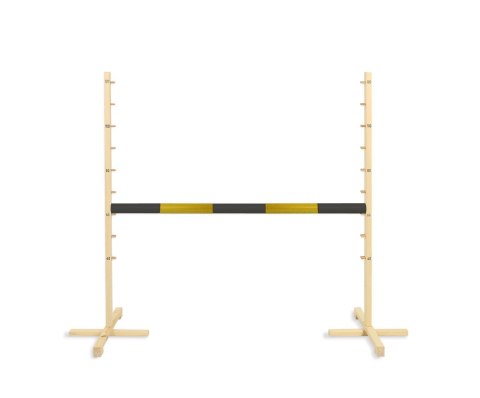 Belka do przeszkody do skakania na Hobby Horse - czarno-złota - 120 cm