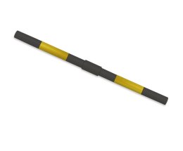 Belka do przeszkody do skakania na Hobby Horse - czarno-złota - 160 cm