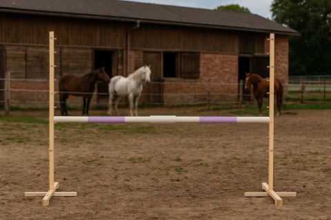Belka do przeszkody do skakania na Hobby Horse - jasny fiolet - 160 cm