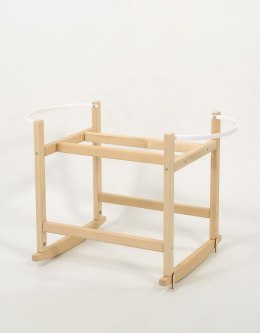 Kołyska drewniana do kosza Mojżesza BOHO - naturalna