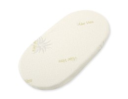 Materac do kosza Mojżesza BOHO - ALOE VERA z aloesem