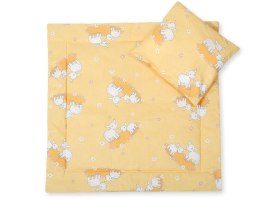 Pościel do wózka z wypełnieniem kołderka i poduszka - Owieczki