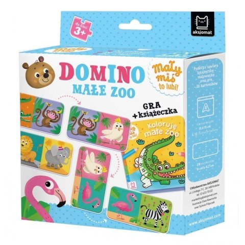 Domino małe zoo gra+książ. AKSJOMAT