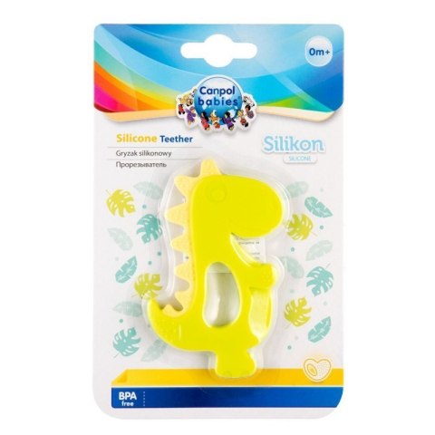 Gryzak silikonowy dinozaur CANPOL BABIES