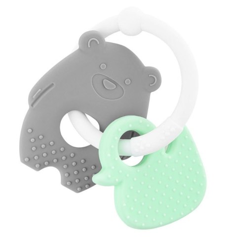 Gryzaki miś/kaczka silikon AKUKU