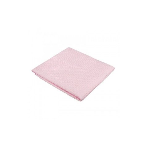 Kocyk 100% bawełna różowy AKUKU