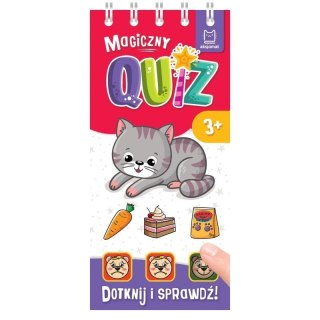 Magiczny quiz z kotkiem 3+ AKSJOMAT