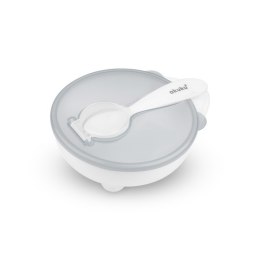 Miseczka z łyżeczką white AKUKU