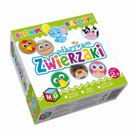 Odkrywam zwierzaki-słonik balonik MULTIGRA