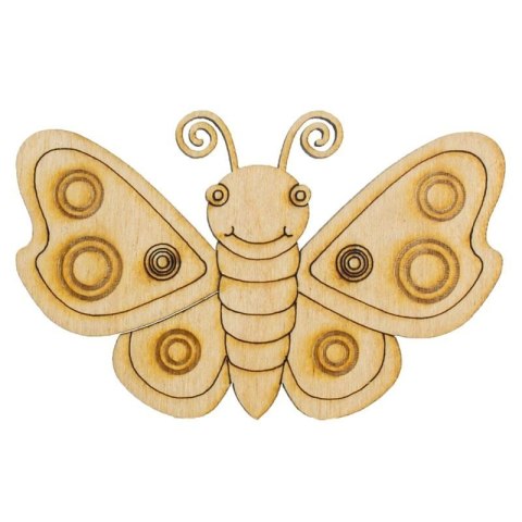 Ozd. drewniana motyl 1 ECODECO