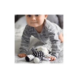 Pluszowa zawieszka miś cz/b AKUKU