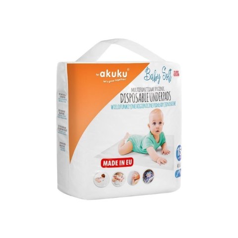 Podkład jednoraz. 40x60 soft AKUKU