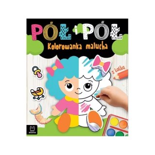 Pół i pół kol. malucha z lalką AKSJOMAT