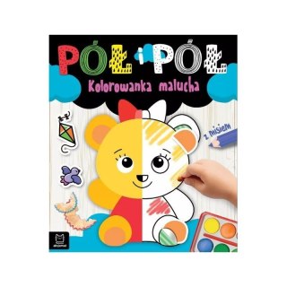 Pół i pół kol. malucha z misiem AKSJOMAT