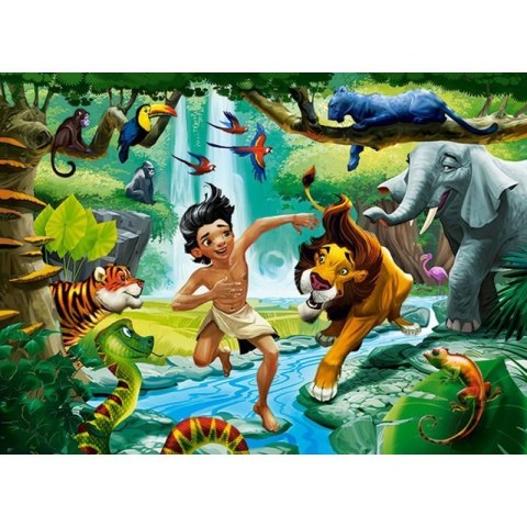 Puzzle 100 jungle book CASTOR