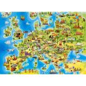 Puzzle 100 map of europe CASTOR