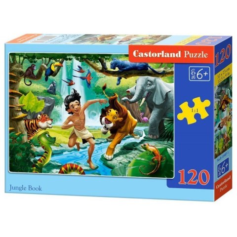 Puzzle 120el. jungle book CASTOR