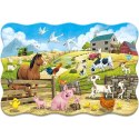 Puzzle 20el.maxi animals farm CASTOR
