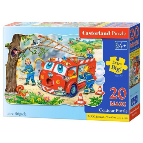 Puzzle 20el.maxi fire brigade CASTOR