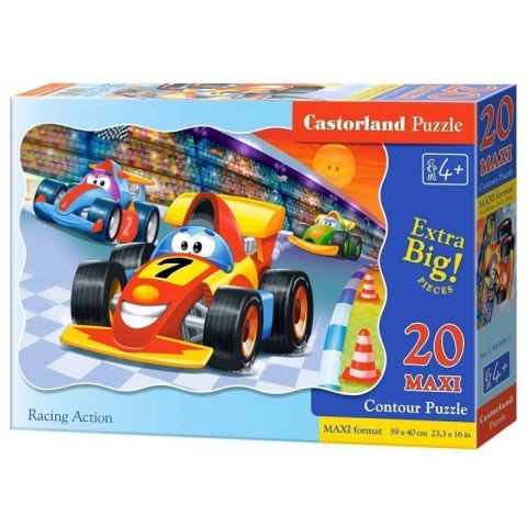 Puzzle 20el.maxi racing action CASTOR